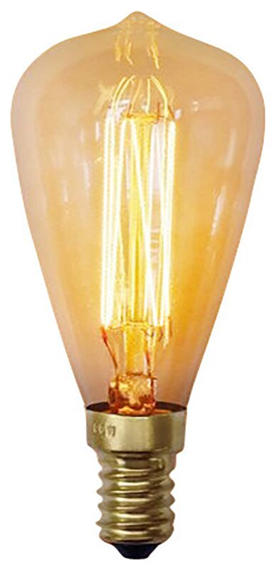 Urbanest Set of 6 Squirrel Cage Incandescents Teardrop Vintage Edison Bulb, E12 Candelabra Base, 40 Watt