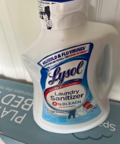 Lysol Laundry Sanitizer Additive, Bacteria-Causing Laundry Odor Eliminator, 0% Bleach Laundry Sanitizer, color, , 90 Fl Oz Crisp Linen 30 61Yj4m i4SL