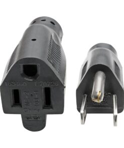Tripp Lite Heavy-Duty Power Extension Cord 15A, 14AWG (NEMA 5-15P to NEMA 5-15R) 6-ft.(P024-006) Black 6 ft. 9 61YjLBVUb3L 1