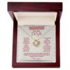 Husband to Wife Romantic Pendant - Gifts For Wife, I Love You Wife Birthday Gift Ideas, Valentines Day Gift For Wife, Anniversary, Necklace For Wife From Husband, Message Card and Gift Box Luxury LED Box (GOLD) Constant Companion