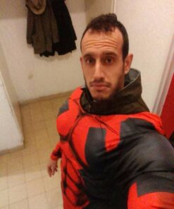 Marvel Rubie's Men's Universe Classic Muscle Chest Deadpool Costume Extra-Large 36 61YjlxIsXiL