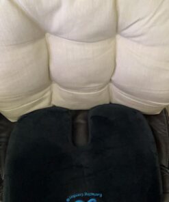 Everlasting Comfort Seat Cushion for Lower Back Pain Relief - Enhances Posture & Support, Provides All-Day Comfort - Non-Slip Tailbone Pain Relief Cushion - Multi-Use Car, Gaming, Office Chair Cushion Black (Flagship Cushion) The Original Memory Foam 39 61Yk6 HO2rL