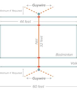 Baden G202 Black/Red 32 ft Wide Net 31 61YkXVj7FBL