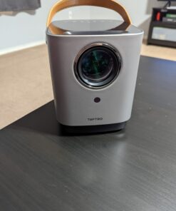 5G WiFi Bluetooth Projector, TOPTRO TR23 Outdoor Projector 1080P Supported 15000 Lumen, Mini Projector with 360 Degree Surround Sound, Dust-Proof, Projector Compatible with TV Stick, iOS, Android, PS5 Grey 51 61YkqAMk9RL