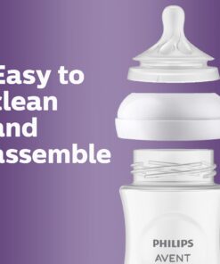 Philips AVENT Natural Response Baby Bottle Nipples Flow 5, 6M+, 4pk, SCY965/04 6 Month + 26 61YlCAlQNHL