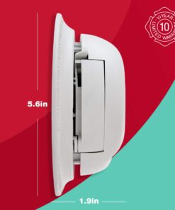 First Alert BRK SC9120LBL Hardwired Smoke and Carbon Monoxide (CO) Detector with 10 Year Sealed Battery Backup , White Alarm 18 61YlH5mVpBL