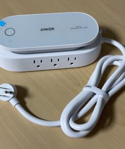 Anker 647 Charging Station (100W), 10-in-1 Power Strip with 6 AC, 1 USB-A, 1 USB-C, 2 Retractable USB C Cables (3ft), 5ft Extension Cord,Power Delivery for Conference Rooms, Desktop Accessory 50 61YlyNgSEfL