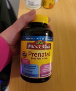Nature Made Prenatal + Dha 200 mg Dietary Supplement (Netcount 150 Soft Gels), 150Count () 150 Count (Pack of 1) 12 61YoeccO1hL
