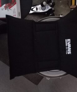 Evans EQ Pad Bass Drum Dampeners - Bass Drum Sound Dampening - Attaches to Drum Shell - Adjustable, Hinged - Controls Attack & Sustain - Great for Close Drum Mics - 1 Multi-Use Pad Damper 10 61YpecCnQL