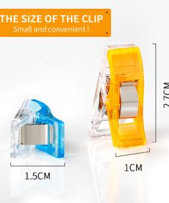 MumCraft Multipurpose Sewing Clips with Tin Box Package, Assorted Colors, Pack of 100 21 61Yr57bLamL