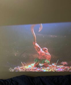 Movie Projector, SMONET 1080P HD Projector 7500L Home Projector Video TV Projector Mini Portable LED Projector Outdoor Indoor Wall Compatibale with TV Stick Laptops PC PS5 HDMI USB A-White 48 61Yracud TL