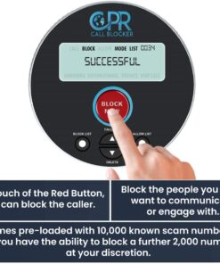 CPR V10000 – Whitelist Call Blocker. Landline Phone Call Blocker. Dual Mode Protection. Pre-Loaded with 10,000 Known Robocall Scam Numbers - Join Our Mission to Create a spam Free Community Black 12 61YrlMY0BNL