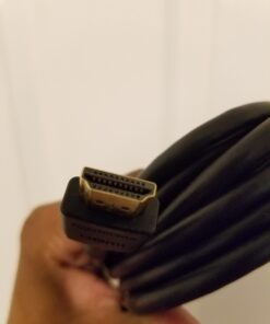 Amazon Basics HDMI Cable, 18Gbps High-Speed, 4K@60Hz, 2160p, Ethernet Ready, 10 Foot, Black 1 10 Feet 38 61YtBR8w3NL