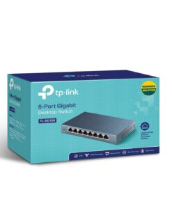 TP-Link TL-SG108 8 Port Gigabit Unmanaged Ethernet Network Switch, Ethernet Splitter Plug & Play Fanless Metal Design Shielded Ports Traffic Optimization 21 61YtuSXHilL