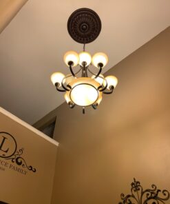 Progress Lighting P4418-77 Torino Chandeliers, 32-Inch Diameter x 33-1/8-Inch Height, Bronze 20 61YuU7pMM5L