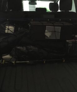 Grizzly Gear Automotive Large Bungee Cargo Net w 16 Durable Hooks - 7" Mesh Elastic Stretches to 7.5' x 5' - Compatible w All Pickup Truck Beds & Trailers - Heavy Duty, Weatherproof -Storage Made Easy Black 38 61Yw3WqapPL