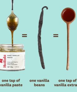 HEILALA - Pure Vanilla Bean Paste - Gourmet Madagascar Bourbon Variety, Crafted with Hand-Selected & Ethically Sourced Vanilla Pods for Baking and Dessert recipes, Gluten Free - 65g (2 Pack) 2.29 Ounce (Pack of 2) 11 61YwZxSBG3L 1