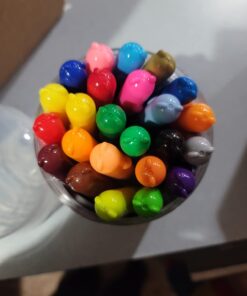 Amazon Basics Washable Round Tip Assorted School Marker Pens, Pack of 24 Colors 59 61YyKJ3XB4L