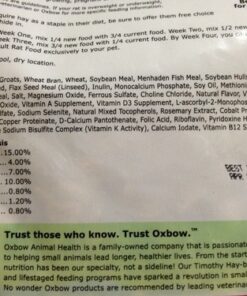 Oxbow Essentials Adult Rat Food - All Natural Adult Rat Food - Veterinarian Recommended- Made in the USA- Rich in Natural Vitamins & Minerals- No Artificial Ingredients- 3 lb. 3 Pound (Pack of 1) 26 61Z LcBHlAL