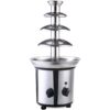 expert store 4 Tiers Commercial Stainless Steel Hot Luxury Chocolate Fondue Fountain New, 20'' 5'' 5'', Sliver 84 61Z mf5JeML