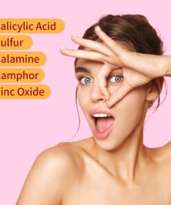 Ebanel Acne Drying Lotion, Overnight Salicylic Acid and Sulfur Cystic Acne Spot Treatment for Face and Body, Pimple Cream Spot Treatment, Dries Out Pimples, Cysts, Blemishes, Zits, and Clogged Pores 24 61Z2zCUpV6L