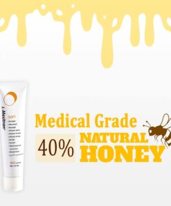 Soft Honey Wound Gel by L-Mesitran Hypoallergenic Medical Grade Ointment with Burn, Soothing - Medical Grade Ingredients for Adults & Elderly 1.75 oz 16 61Z41YWGPoL