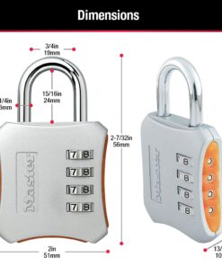 Master Lock Resettable Combination Locker Lock, Lock for Gym and School Lockers, Colors May Vary 1 Pack 35 61Z4IvUQYJS