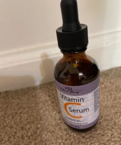 DOUBLE SIZED (2 oz) PURE VITAMIN C SERUM FOR FACE With Hyaluronic Acid - Anti Wrinkle, Anti Aging, Dark Circles, Age Spots, Vitamin C, Pore Cleanser, Acne Scars, Organic Vegan Ingredients 32 61Z4ofPKRWL