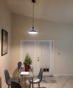 CLAXY Ecopower Industrial Barn Mini Metal Pendant Light 1 Light 47.2 inch cord 33 61Z4zsMar L