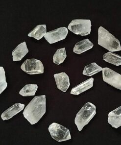 JIC Gem 1 Lb Natural Clear Quartz Crystals Points Bulk Stones and Crystals High Energy Raw White Quartz Crystals Healing Rough Stones Natural Quartz Cluster with Box 1LB 46 61Z5474Lc9L