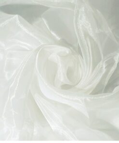 MDS Pack of 10 Yards Long Bridal Solid Sheer Organza Fabric Bolt for Wedding Dress, Fashion, Crafts, Decorations, Backdrop, Christmas Craft Supplies, Silky Shiny Organza Fabrics 44” Wide- Ivory 10 YARD 8 61Z58GRYMHL