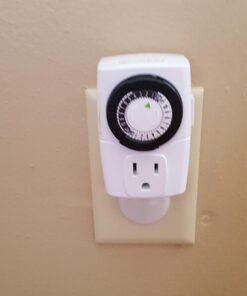 BN-LINK BND-60/U47 Indoor Mini 24-Hour Mechanical Outlet Timer, 3-Prong, 2-Pack White 43 61Z6rhnhWL