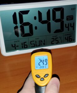 Etekcity Infrared Thermometer Temperature Gun for Cooking, -58°F to 1130°F, Digital Heat Gun for Meat Pizza Oven, Laser Tool for Indoor Outdoor Pool, Cooking, Candy, Griddle Hvac, Yellow 51 61Z7JHiNdaL