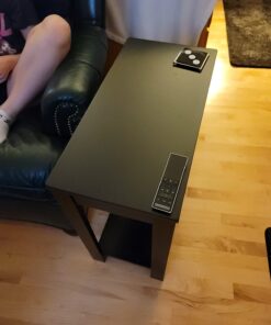 Crown Mark Pierce Side Table, Black 36 61Z9ws3ZTWL