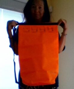 Alternative view of Unigear Dry Bag Waterproof, 2L/5L/10L/20L/30L/40L Floating and Lightweight Bags for Kayaking, Boating, Fishing, Swimming and Camping with Waterproof Phone Case 20L Orange