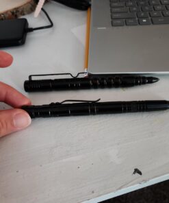 The Atomic Bear Tactical Pen - Pen With Window Breaker - Used in Police and Military Gear - Ballpoint Pens with Free 2nd ink refill 33 61ZBQEKo6xL