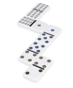 Spin Master Games Double Fifteen Color Dot Dominoes Game in a Tin (6029741) 25 61ZBQw8McL