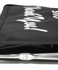 Foldable Shoe Cover Holder (Black) with Bonus Please Use Shoe Covers, Double Sided, Door Hanger Black 21 61ZCsskCqaL