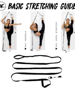 Stunt Stand® Door Flexibility & Stretching Leg Strap - Great for Cheer, Dance, Gymnastics or Any Sport! Free How-to-Use Links Included … Black 19 61ZEVYRiqdL