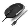 Macally Silent Wired Mouse - Slim & Compact USB Mouse for Apple Mac or Windows PC Laptop/Desktop - Designed with Optical Sensor & DPI Switch - Simple & Comfortable Wired Computer Mouse (Space Gray) Black with Space Gray Trim 18 61ZErTWcKxS