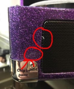 Victrola Vintage 3-Speed Bluetooth Portable Suitcase Record Player with Built-in Speakers | Upgraded Turntable Audio Sound|Purple Glitter, Model Number: VSC-550BT-GPR Purple Glitter 24 61ZHNMhTyrL