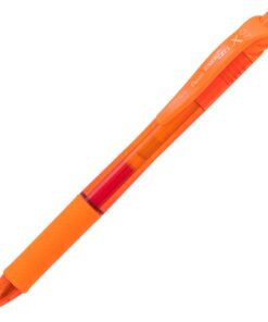 Pentel EnerGel-X Retractable Liquid Gel Pen (0.7mm) Metal Tip, Orange Ink, Box of 12 (BL107-F) 0.7mm 12 Count (Pack of 1) 13 61ZHRZIbP8L