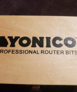 YONICO Tongue and Groove Router Bits Set for 3/4-Inch Stock 1/2-Inch Cutting Depth 1/4-Inch Tongue 2 Bit 1/2-Inch Shank 15221 Up to 3/4" Stock - 1/2" Depth - 1/2" Shank 24 61ZJ8l5DGBL