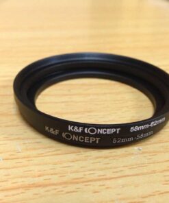 K&F Concept 18 Pieces Filter Ring Adapter Set, Camera Lens Filter Metal Stepping Rings Kit (Includes 9pcs Step Up Ring Set + 9pcs Step Down Ring Set) Black 32 61ZJfZcS74L 1