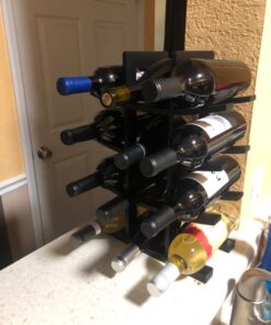 Oceanstar 12-Bottle Bamboo Wine Rack, Dark Espresso 23 61ZJwLztcIL