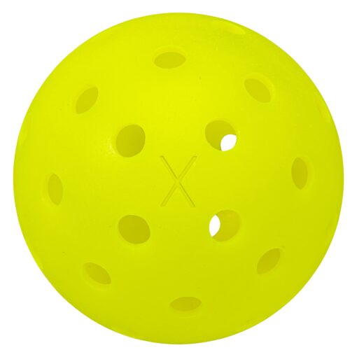 Franklin Sports Outdoor Pickleballs - X-40 Pickleball Balls - USA Pickleball (USAPA) Approved - Official US Open Ball - 3 Packs, 12 Packs, 36 Pickleball Buckets, 100 + 400 Bulk Packs of Pickleballs Optic Yellow 3 Pack