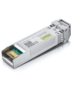 10Gtek 10GBase-LR SFP+ Transceiver, 10G 1310nm SingleMode LC Fiber Optic Module, up to 10km, for Cisco SFP-10G-LR, Meraki MA-SFP-10GB-LR, Ubiquiti UniFi UF-SM-10G, Fortinet, Mikrotik, Pack of 4 SMF, 10km x4 10 61ZN4T412aL