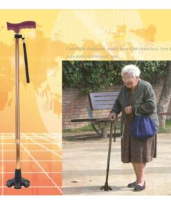Beyoung Standing Quad Support Cane Tip Mobility Quadpod Stable Cane Support Walking Stick Base Tip Stabilizing Device Self Standing Quadruple Cane Tip (Quad Tip) 17 61ZNGwYf4mL