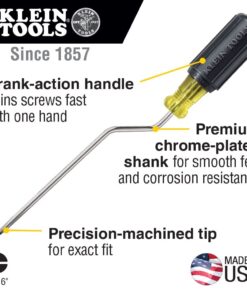 Alternative view of Klein Tools 670-6 Screwdriver, 3/16-Inch Cabinet Tip, Rapi-Driv with 6-Inch Shank