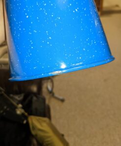 GSI Outdoors Percolator Coffee Pot | Enamelware Campfire Coffee Boiler Kettle for Outdoor Camping Cookware, Cabin, RV, Kitchen, Hunting & Backpacking Blue 8 cup 27 61ZOqW4aXrL